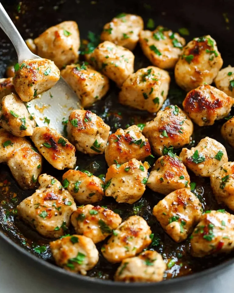 15-Minute Garlic Butter Chicken Bites
