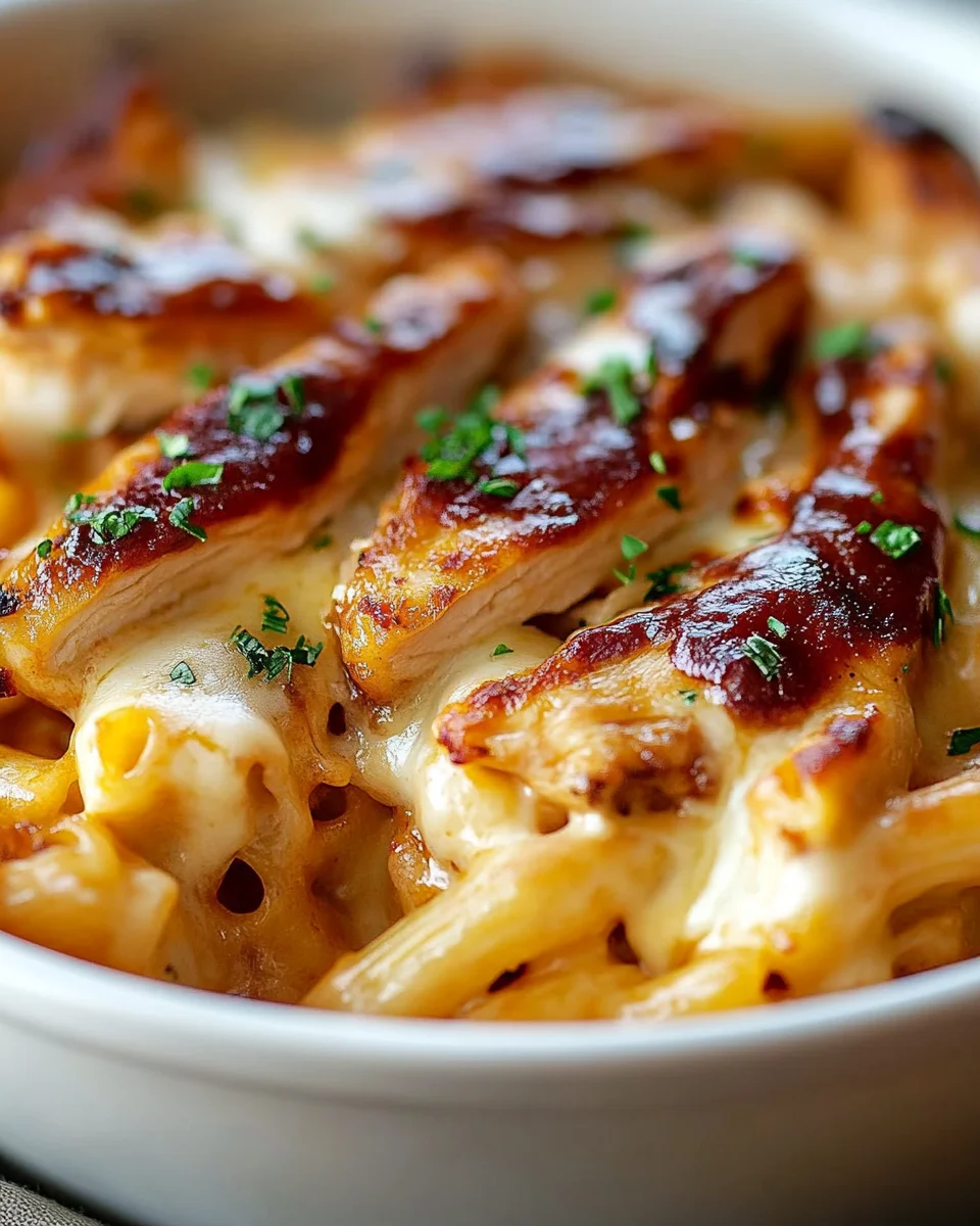 BBQ Chicken Mac and Cheese