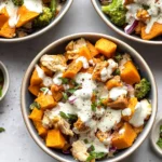 Buffalo Chicken Sweet Potato Casserole
