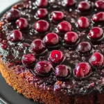 Chocolate Cherry Upside Down Cake