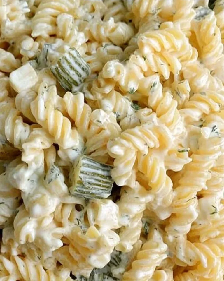 Dill Pickle Pasta Salad
