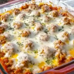 Dump and Bake Meatball Casserole