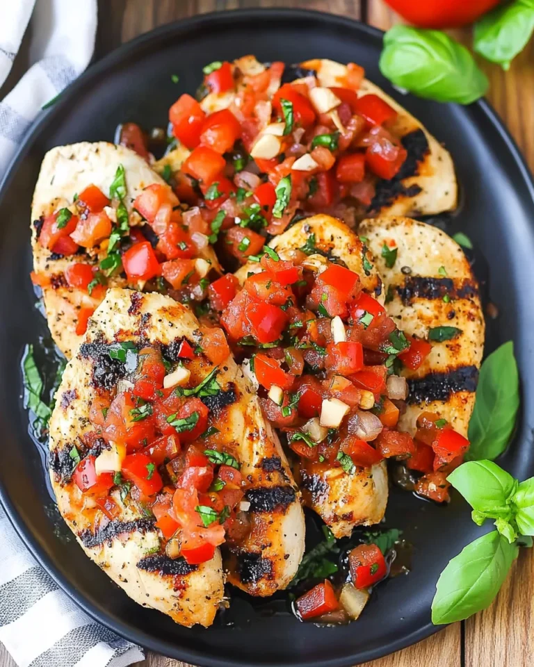 Easy Bruschetta Chicken