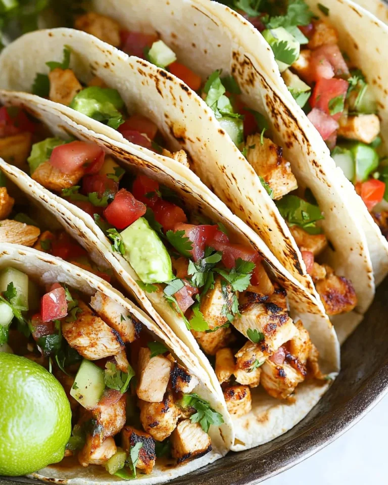 Easy Chicken Tacos