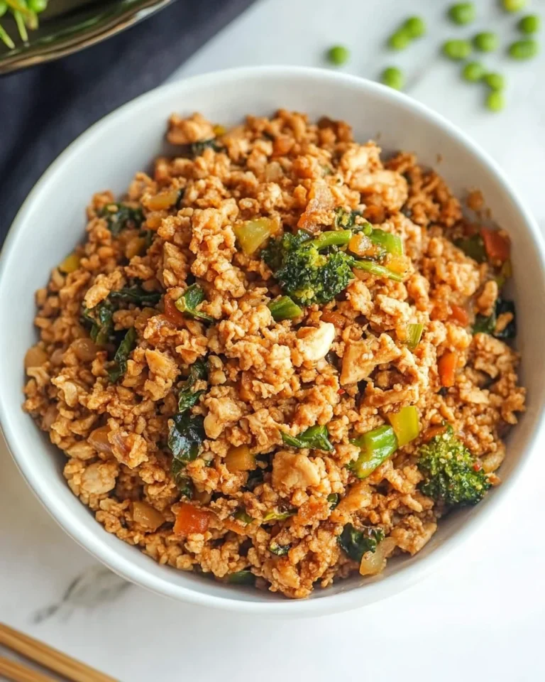 Firecracker Ground Chicken Stir-Fry