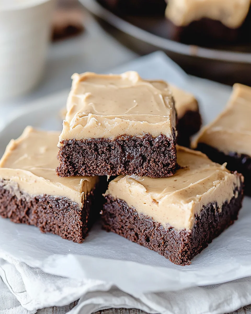 Frosted Coffee Brownies