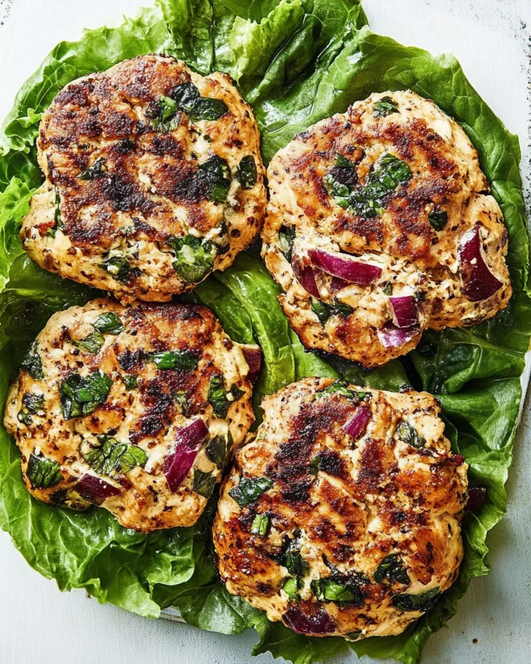 Greek Chicken Burgers