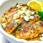 Greek Chicken with Lemon and Feta