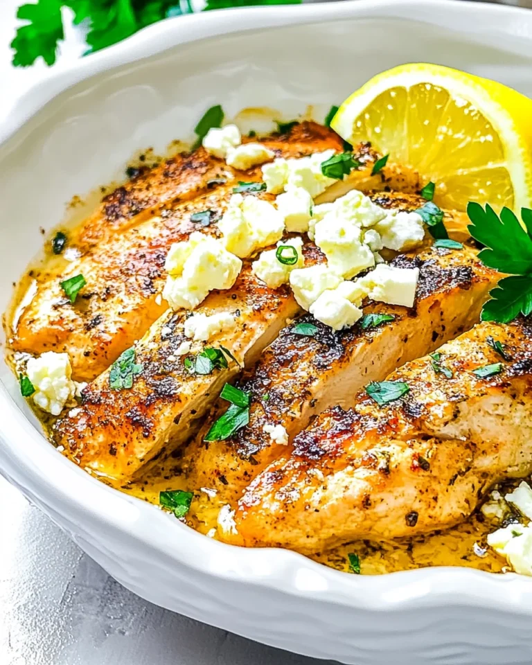Greek Chicken with Lemon and Feta