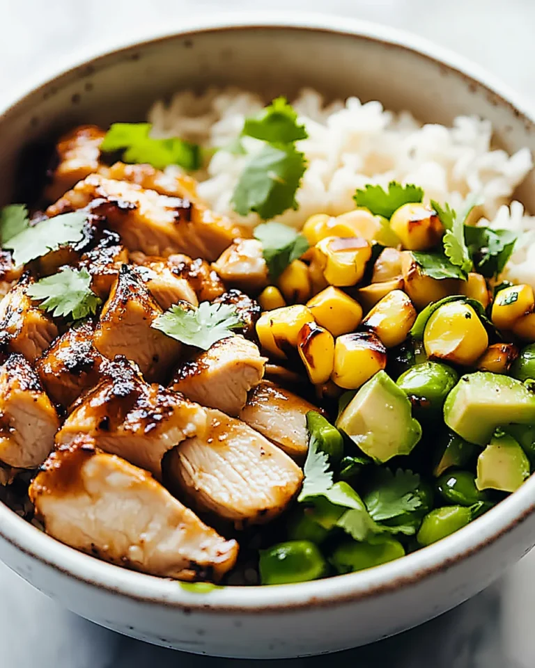 Honey Chipotle Chicken Rice Bowls