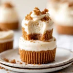 No Bake Mini Biscoff Cheesecakes
