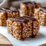 Salted Caramel Rice Krispie Treats