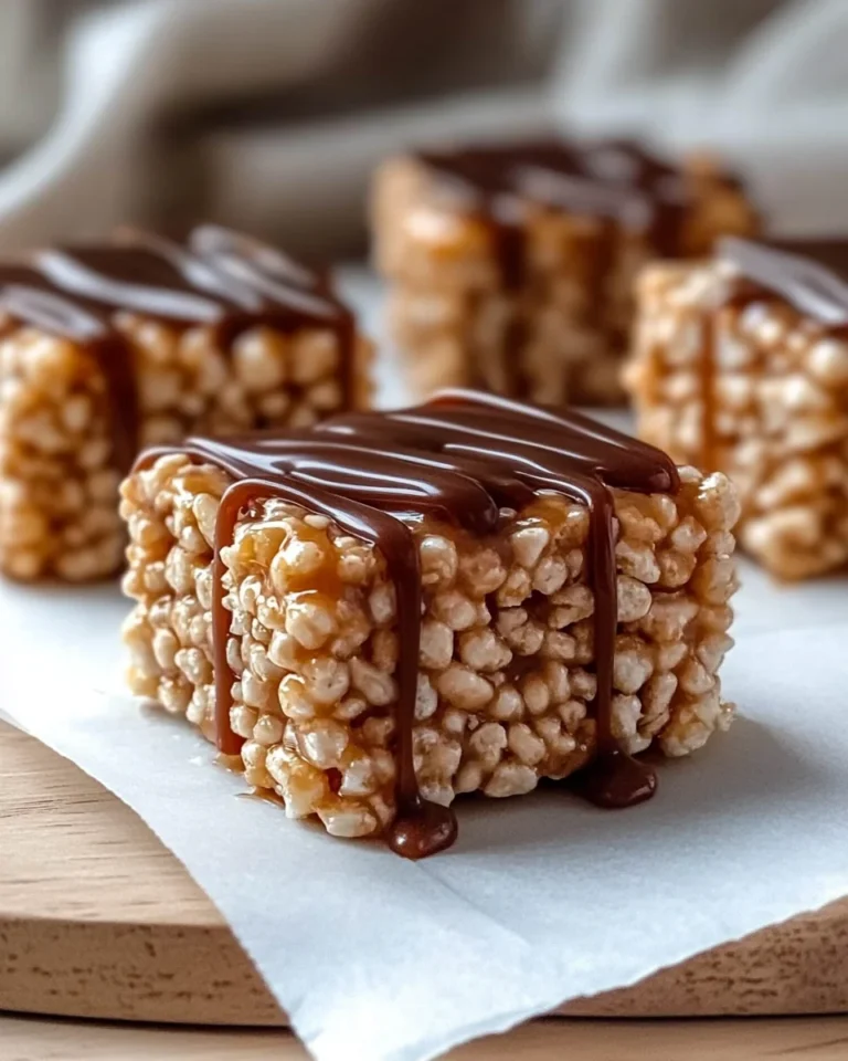 Salted Caramel Rice Krispie Treats