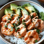 Shrimp Rice Bowls with Spicy Mayo
