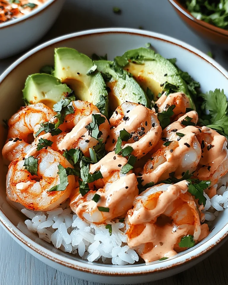 Shrimp Rice Bowls with Spicy Mayo