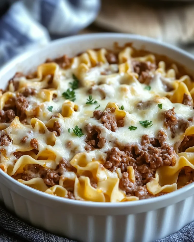 Sour Cream Beef Noodle Casserole