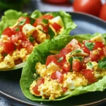 BLT Egg Salad Lettuce Wraps