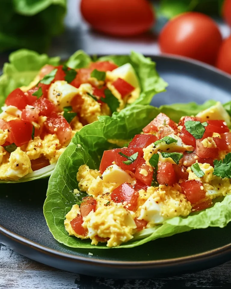 BLT Egg Salad Lettuce Wraps