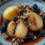 Baked Pears with Honey & Walnuts