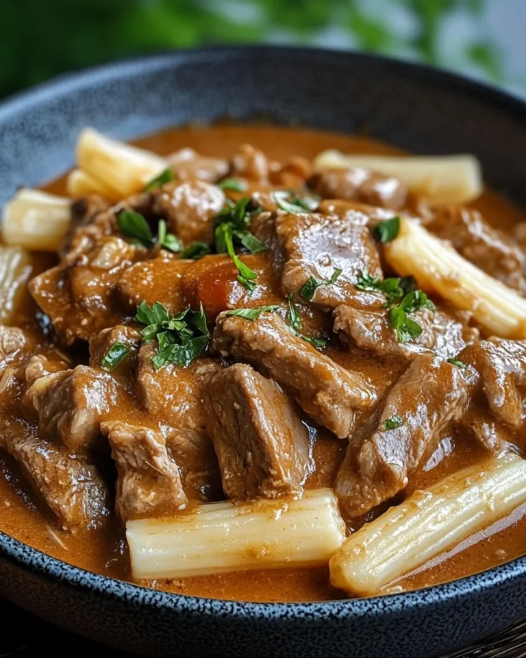 Beef Stroganoff