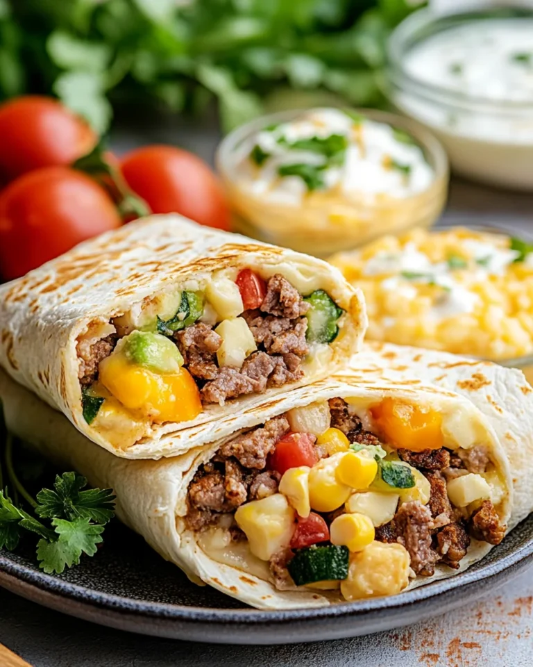 Breakfast Burrito Meal Prep