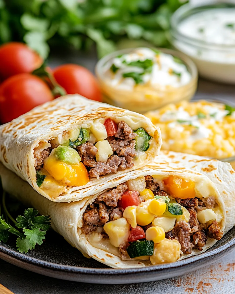 Breakfast Burrito Meal Prep