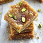 Brown Butter and Honey Pistachio Cookie Bars