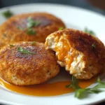 Cheddar-Stuffed Chicken Patty