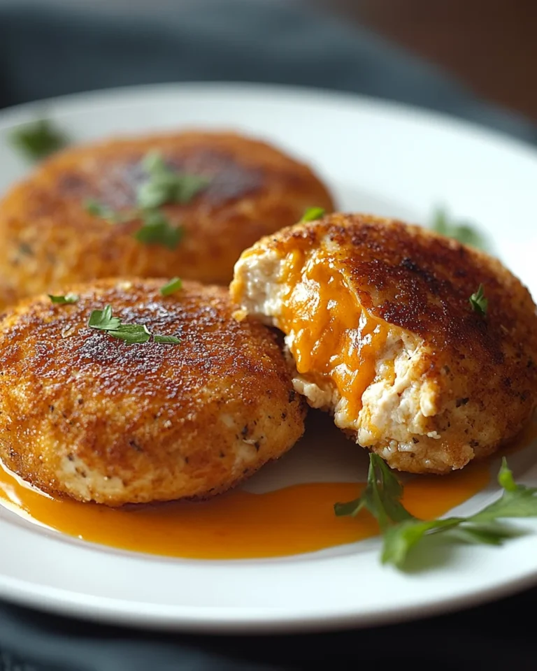 Cheddar-Stuffed Chicken Patty