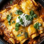 Cheese Enchiladas with Chili Gravy