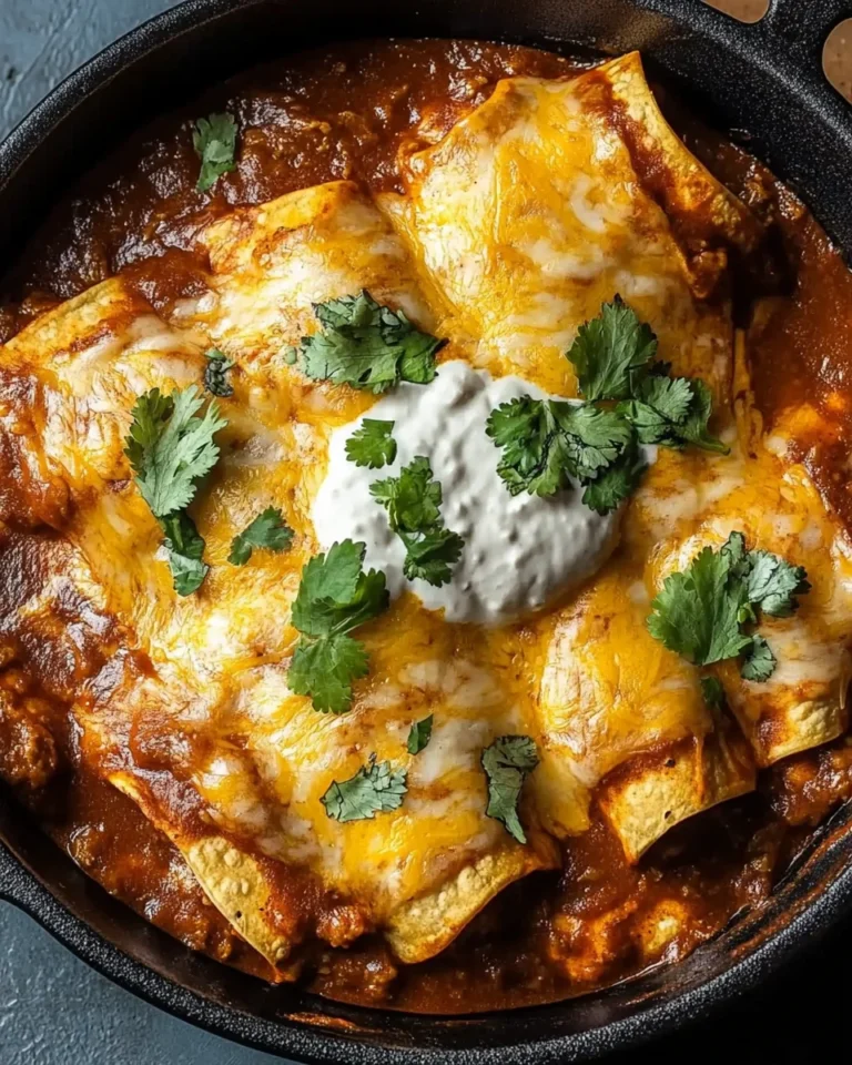 Cheese Enchiladas with Chili Gravy