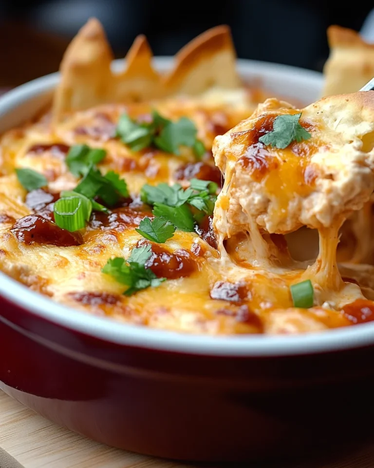 Cheesy Barbecue Chicken Dip