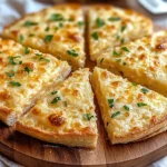 Cheesy Garlic Tortilla Bread (Air Fryer)