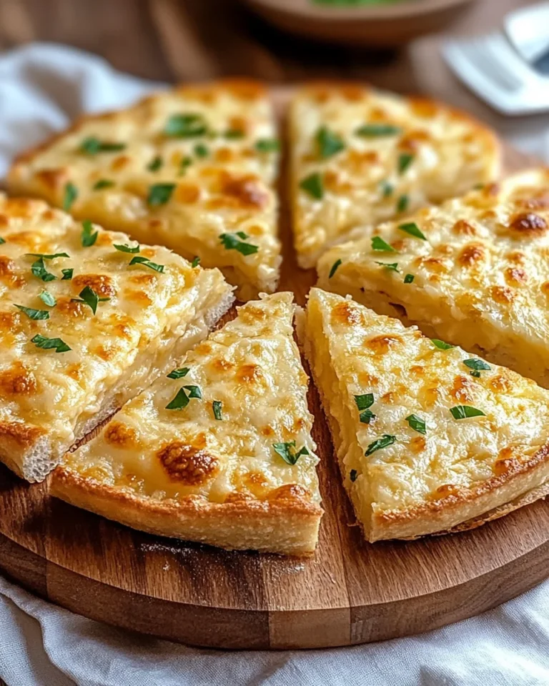 Cheesy Garlic Tortilla Bread (Air Fryer)