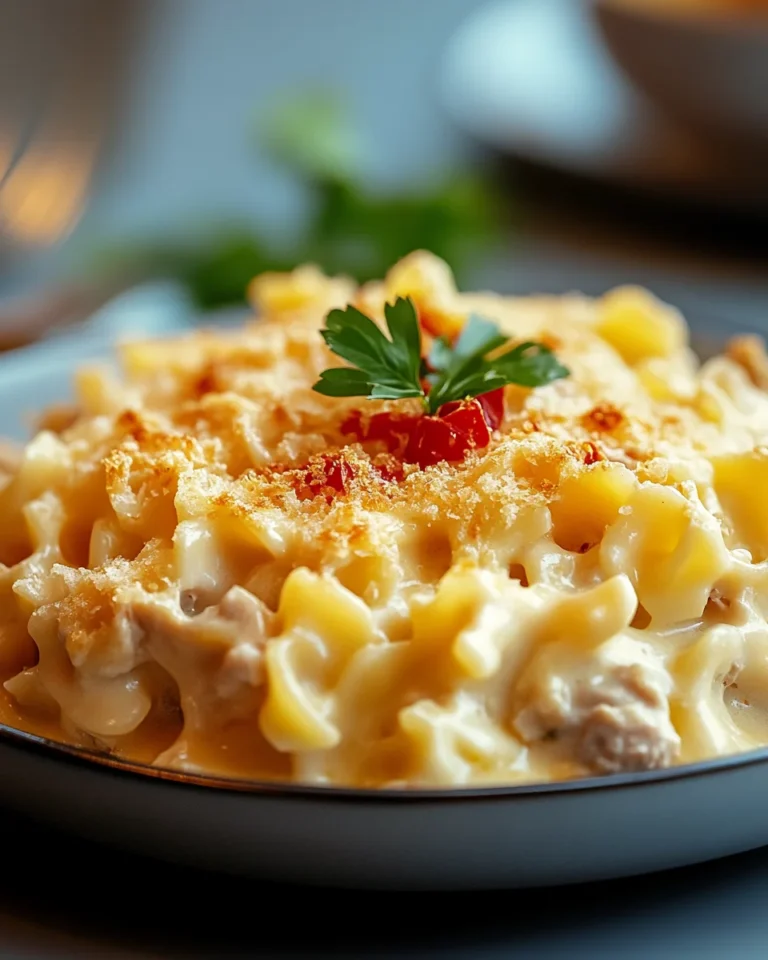 Cheesy Tuna Noodle Casserole