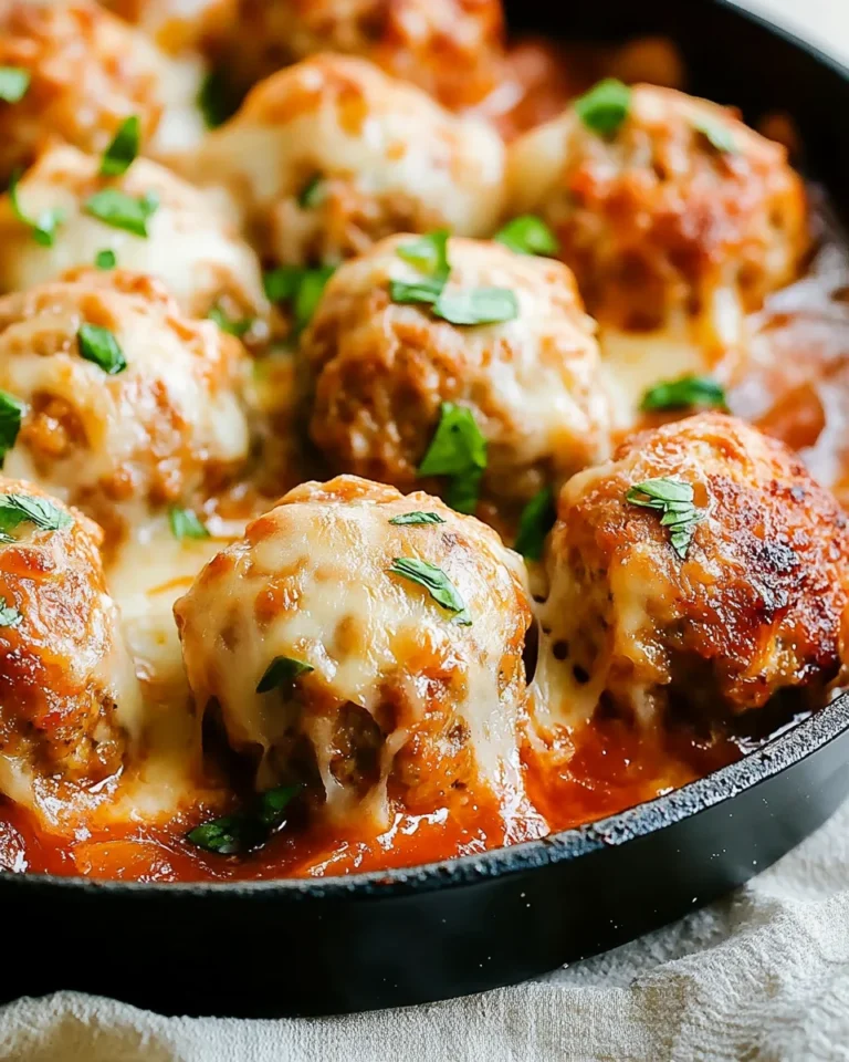 Chicken Parmesan Meatballs