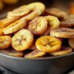 Cinnamon-Sugar Air Fryer Banana Chips