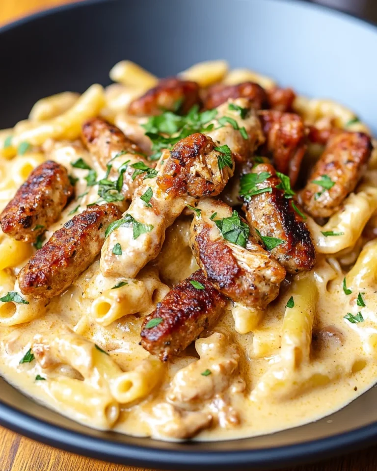 Creamy Italian Sausage Pasta with Cajun Chicken