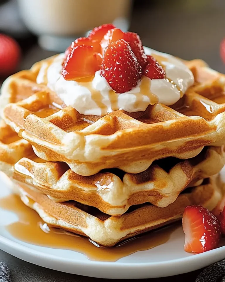 Crispy High Protein Waffles