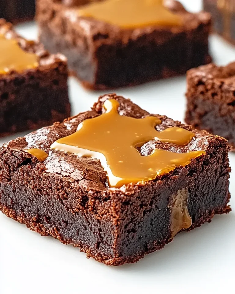 Fudgy Chocolate Caramel Brownies