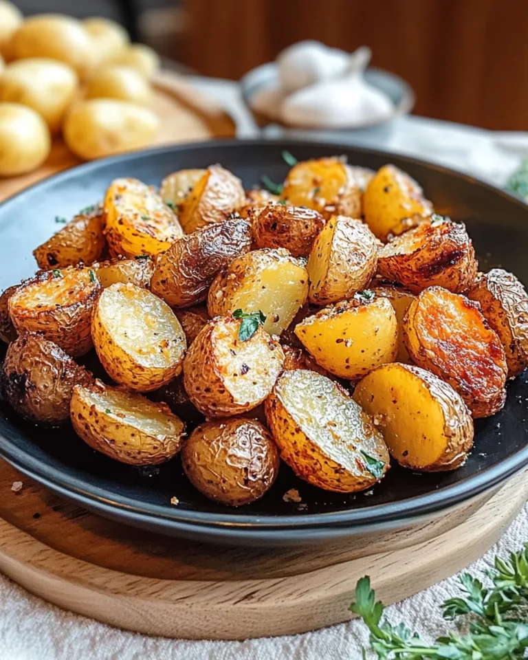 Garlic Butter Roasted Potatoes