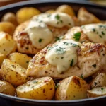 Garlic Parmesan Chicken and Potatoes