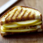 Grilled Apple Cheddar Mustard Sandwich