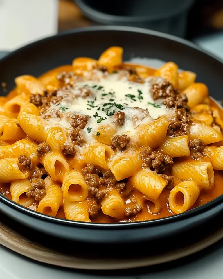 Homemade Cheeseburger Pasta