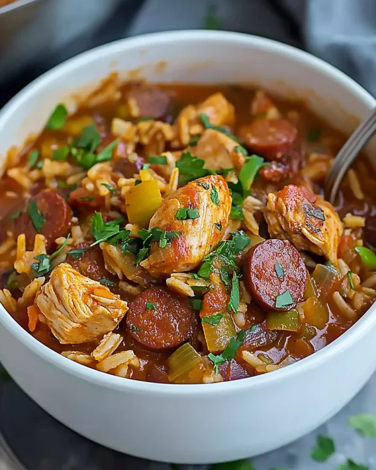 Instant Pot Chicken and Sausage Jambalaya