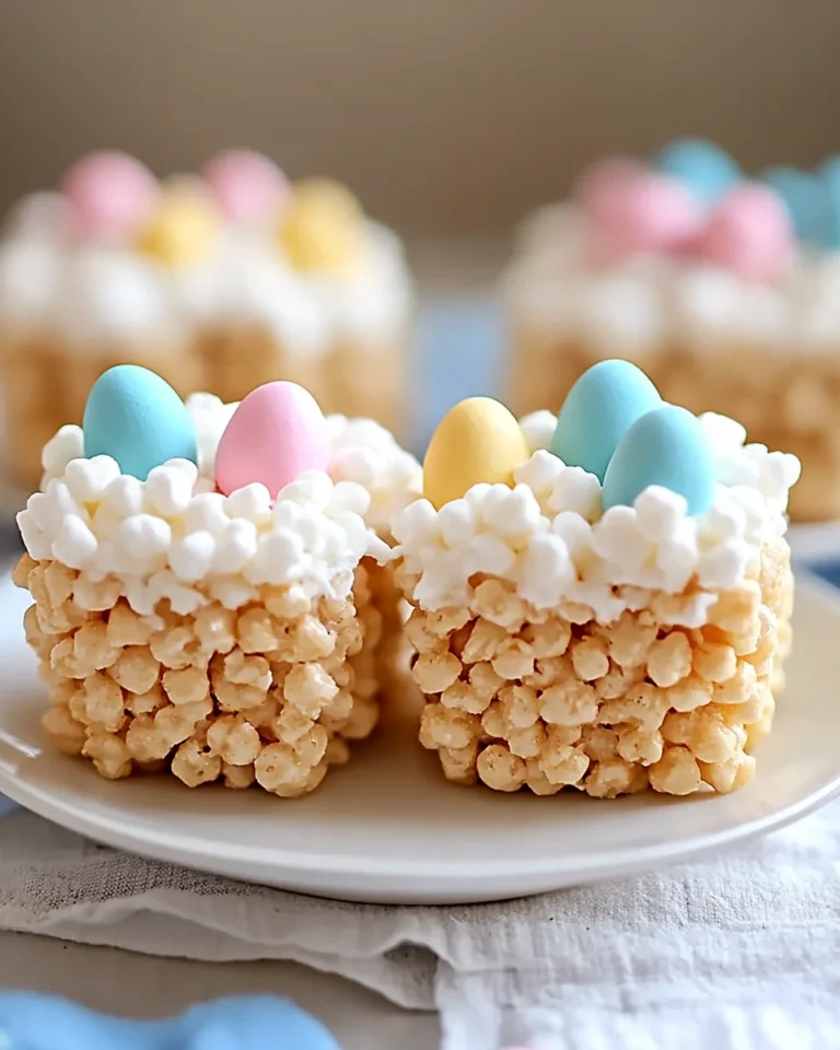 Krispies Easter Egg Nests