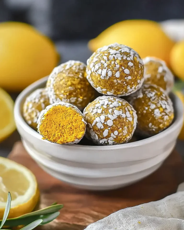 Lemon Turmeric Balls