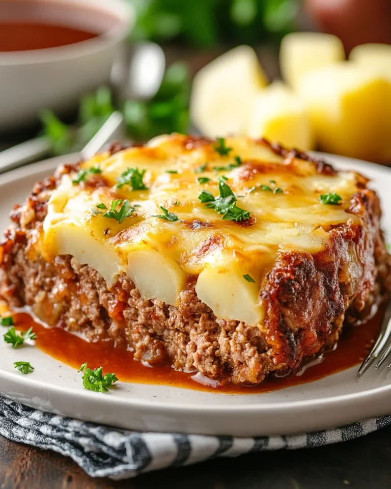 Loaded Potato Meatloaf Casserole