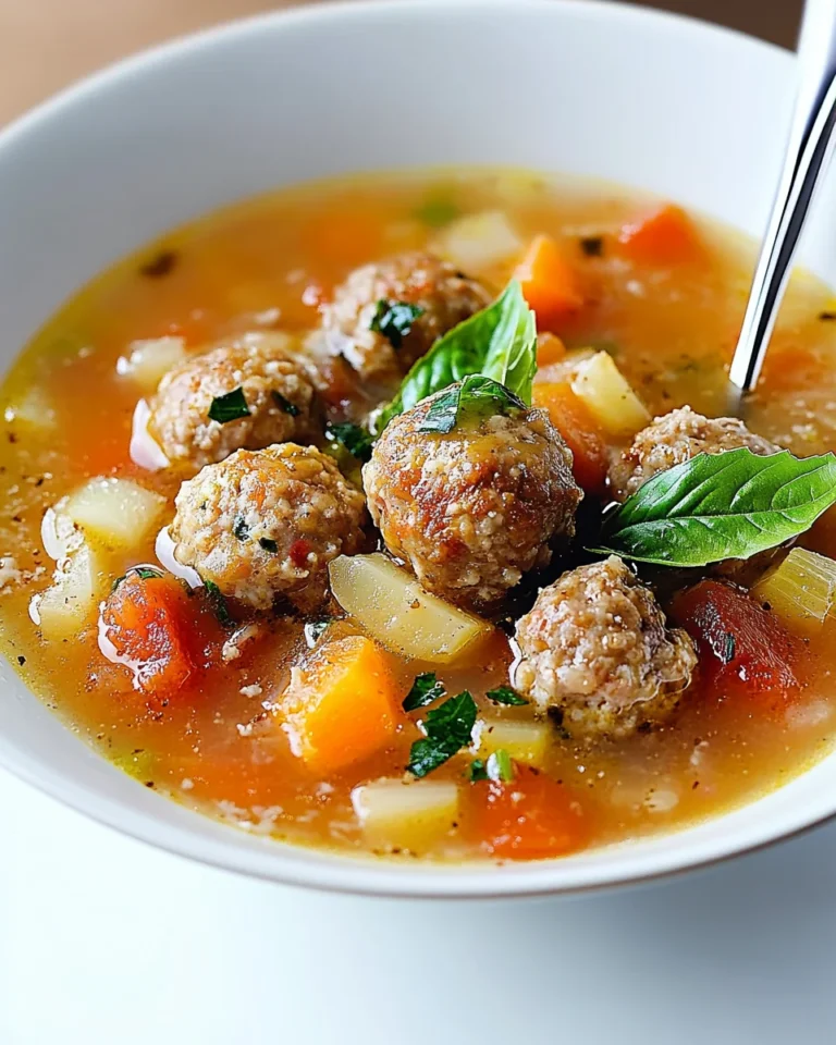 Meatball Vegetable Soup