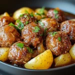 Meatballs and Potatoes